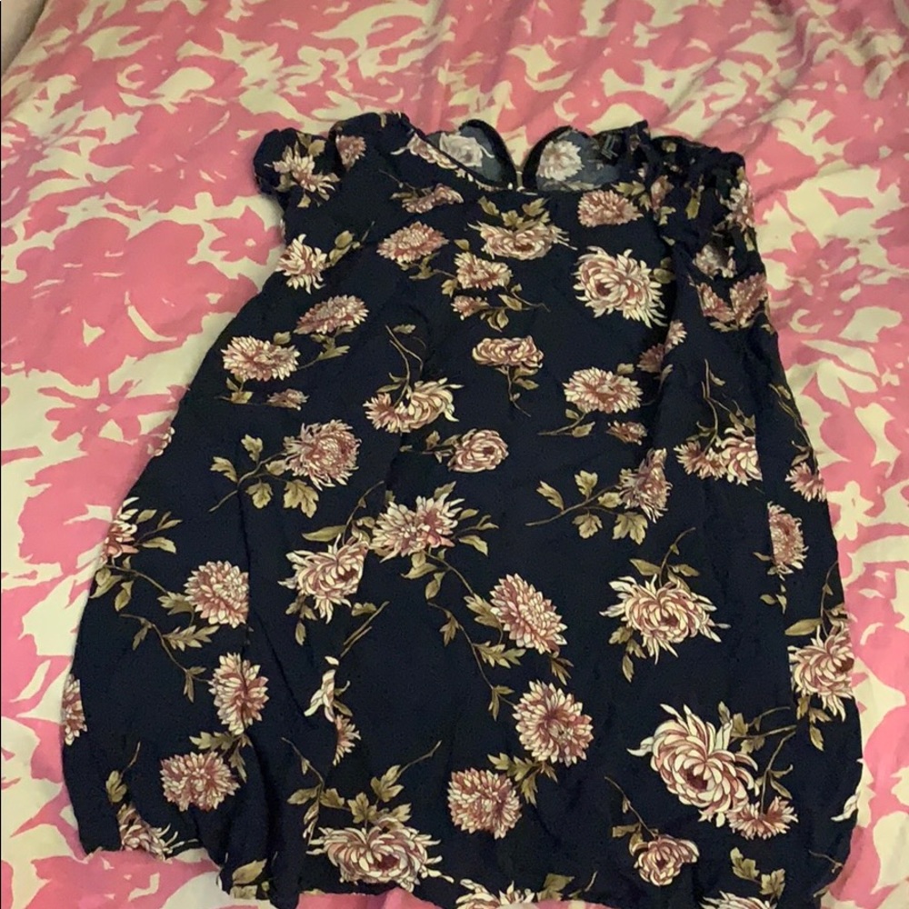 Blue flower dress